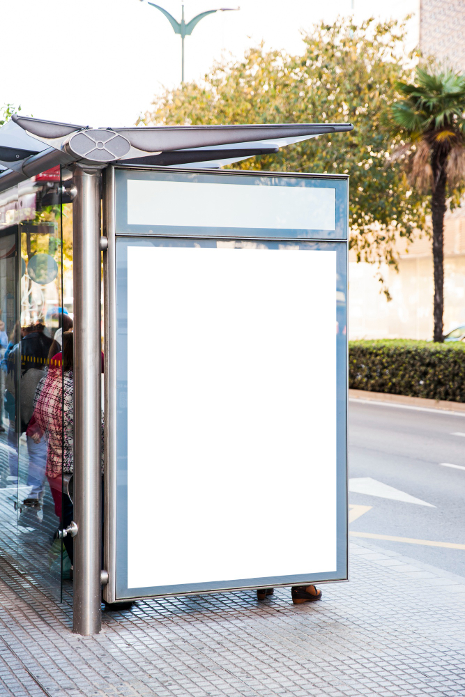 LED Bus Shelter Advertising